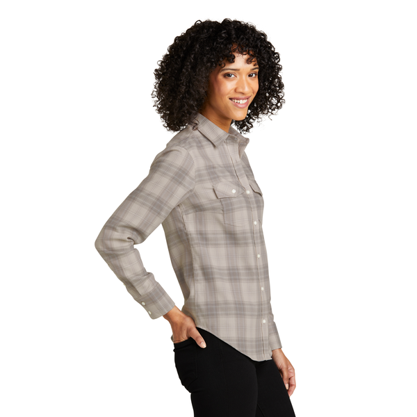 Port Authority® Long Sleeve Ombre Plaid Ladies' Shirt