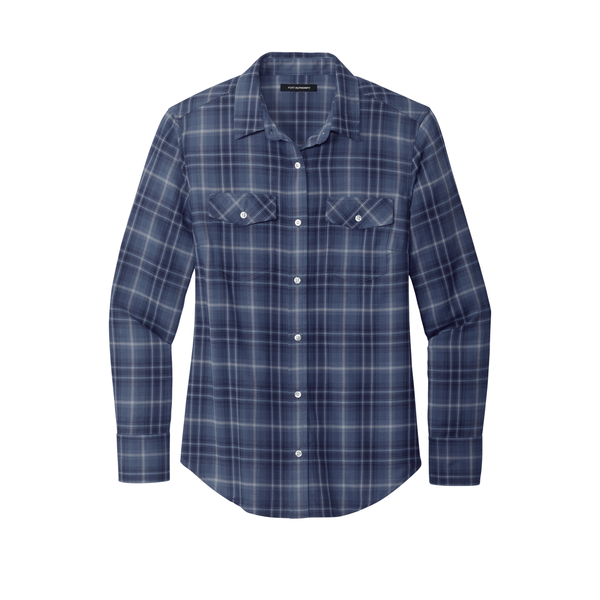 Port Authority® Long Sleeve Ombre Plaid Ladies' Shirt