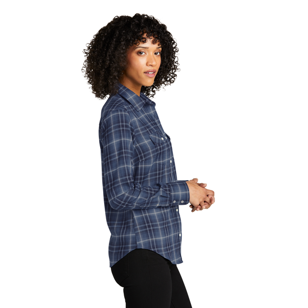 Port Authority® Long Sleeve Ombre Plaid Ladies' Shirt