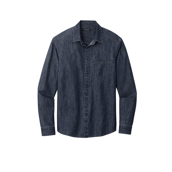 Port Authority® Long Sleeve Perfect Denim Men's Shirt