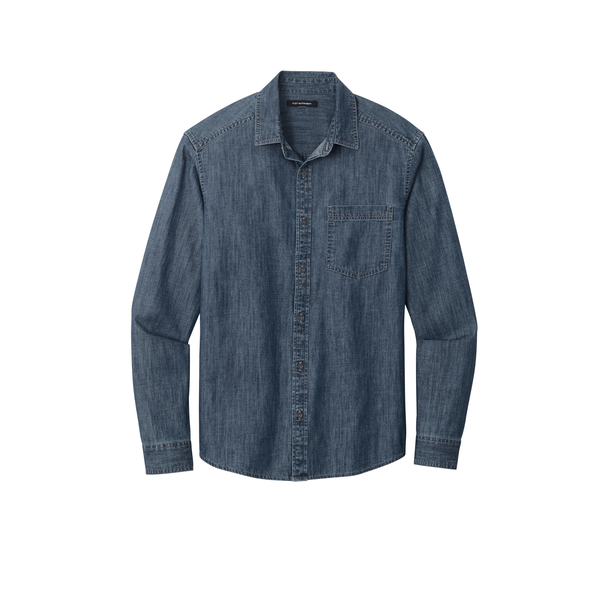 Port Authority® Long Sleeve Perfect Denim Men's Shirt