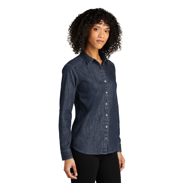 Port Authority® Long Sleeve Perfect Denim Ladies' Shirt