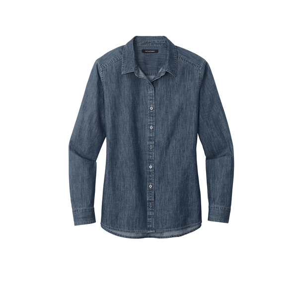 Port Authority® Long Sleeve Perfect Denim Ladies' Shirt