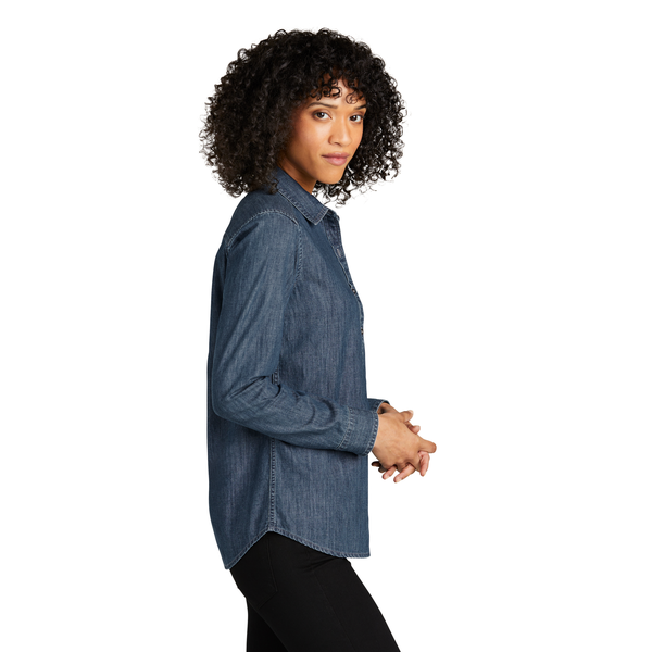 Port Authority® Long Sleeve Perfect Denim Ladies' Shirt