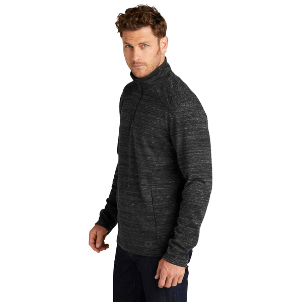OGIO® Flux Poly/Cotton 1/4 Zip Men's Jacket