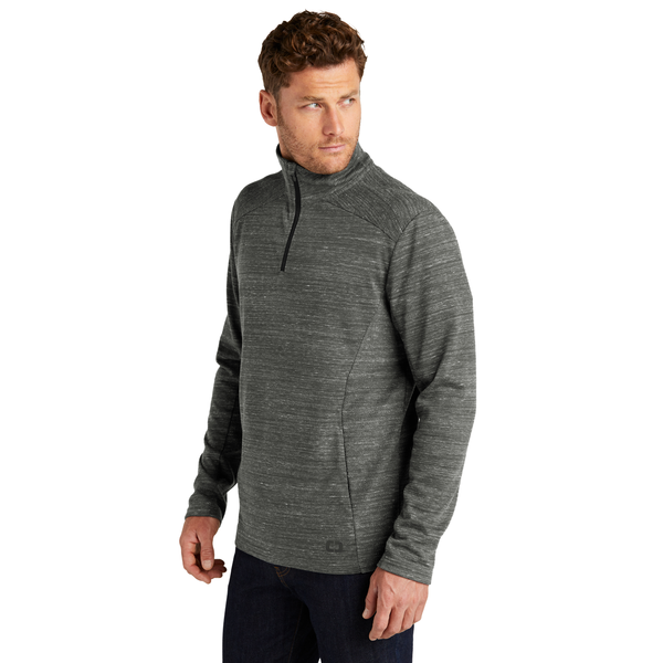 OGIO® Flux Poly/Cotton 1/4 Zip Men's Jacket