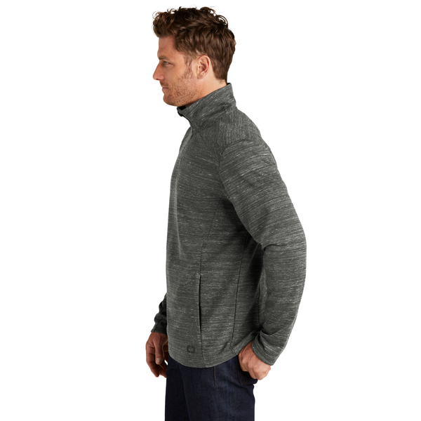 OGIO® Flux Poly/Cotton 1/4 Zip Men's Jacket