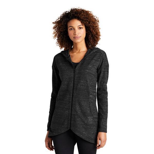 OGIO® Flux Poly/Cotton Full Zip Ladies' Hooded Jacket