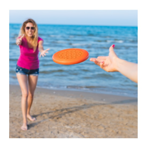 Push Pop Stress Reliever Flying Disc - CLOSEOUT!