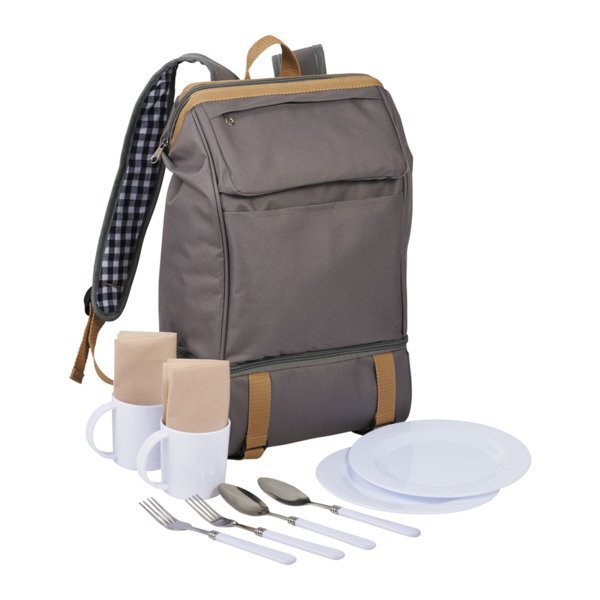 Café Picnic Backpack Set for Two