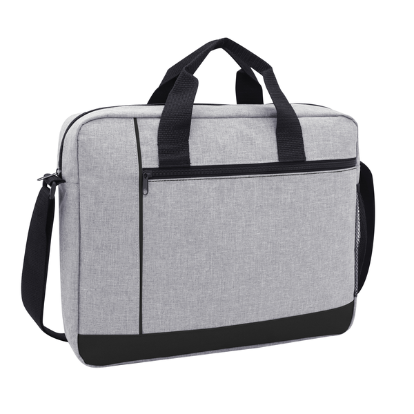 Hancock Heathered Polyester Laptop Briefcase