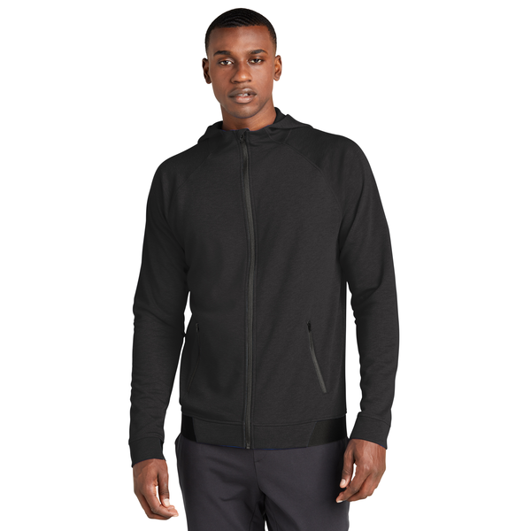 Sport-Tek® PosiCharge® Strive Poly/Cotton Fleece Hooded Men's Full-Zip