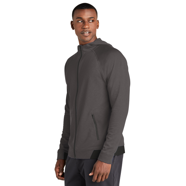 Sport-Tek® PosiCharge® Strive Poly/Cotton Fleece Hooded Men's Full-Zip