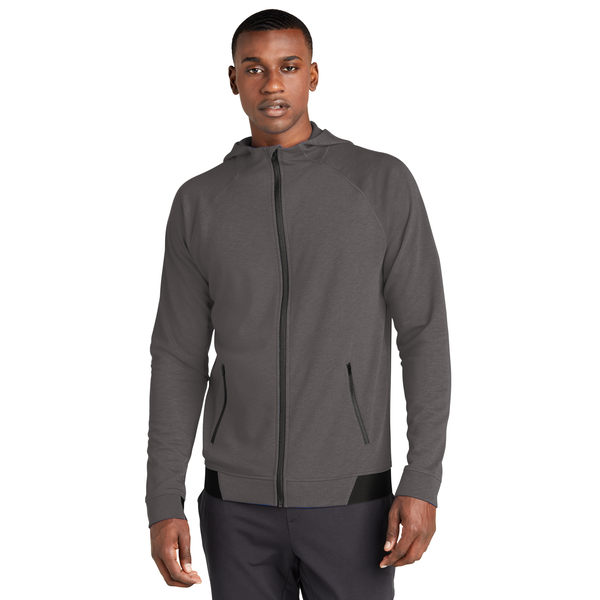 Sport-Tek® PosiCharge® Strive Poly/Cotton Fleece Hooded Men's Full-Zip