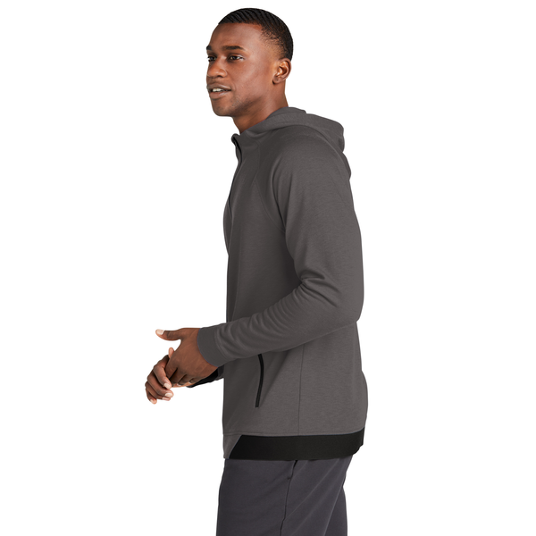 Sport-Tek® PosiCharge® Strive Poly/Cotton Fleece Hooded Men's Full-Zip