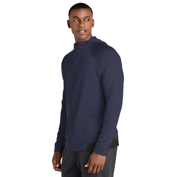 Sport-Tek® PosiCharge® Strive Poly/Cotton Fleece Hooded Men's Full-Zip