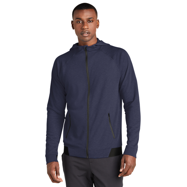Sport-Tek® PosiCharge® Strive Poly/Cotton Fleece Hooded Men's Full-Zip