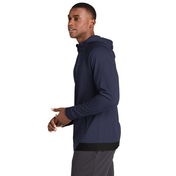 Sport-Tek® PosiCharge® Strive Poly/Cotton Fleece Hooded Men's Full-Zip