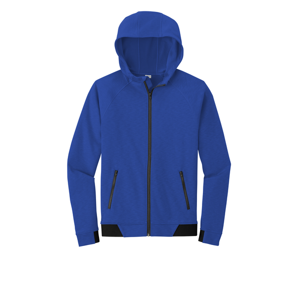 Sport-Tek® PosiCharge® Strive Poly/Cotton Fleece Hooded Men's Full-Zip