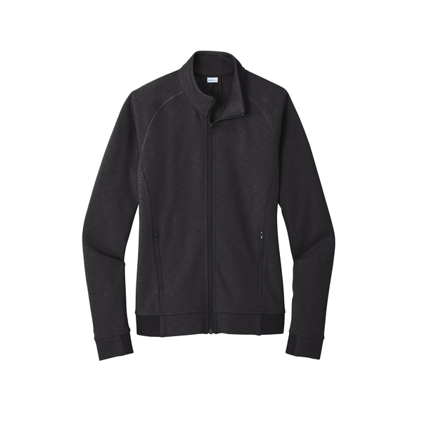 Sport-Tek® PosiCharge® Strive Poly/Cotton Fleece Ladies' Full-Zip