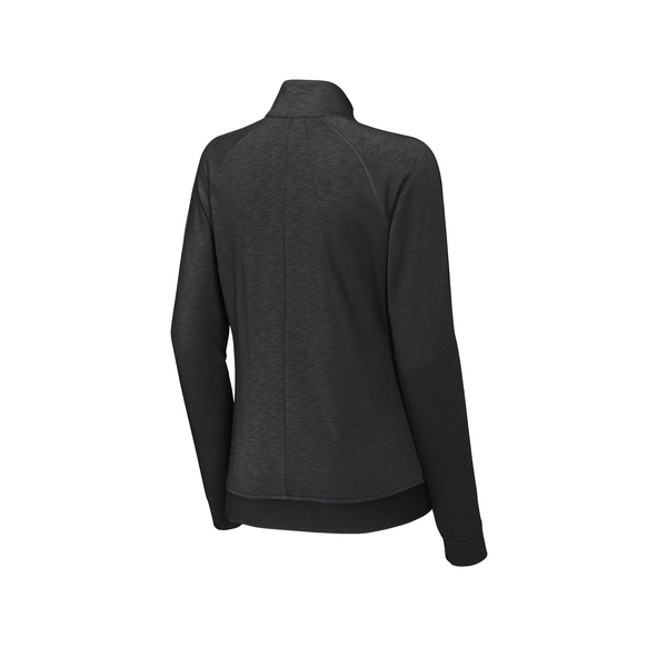 Sport-Tek® PosiCharge® Strive Poly/Cotton Fleece Ladies' Full-Zip