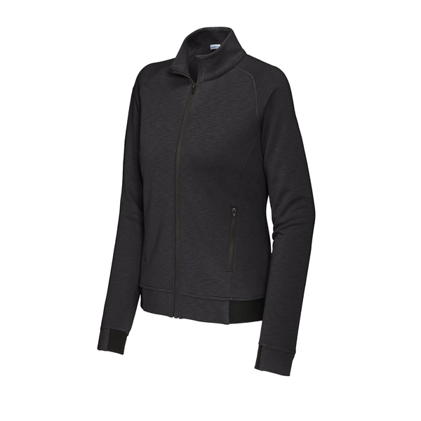 Sport-Tek® PosiCharge® Strive Poly/Cotton Fleece Ladies' Full-Zip