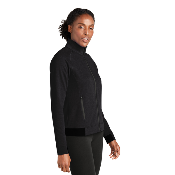 Sport-Tek® PosiCharge® Strive Poly/Cotton Fleece Ladies' Full-Zip