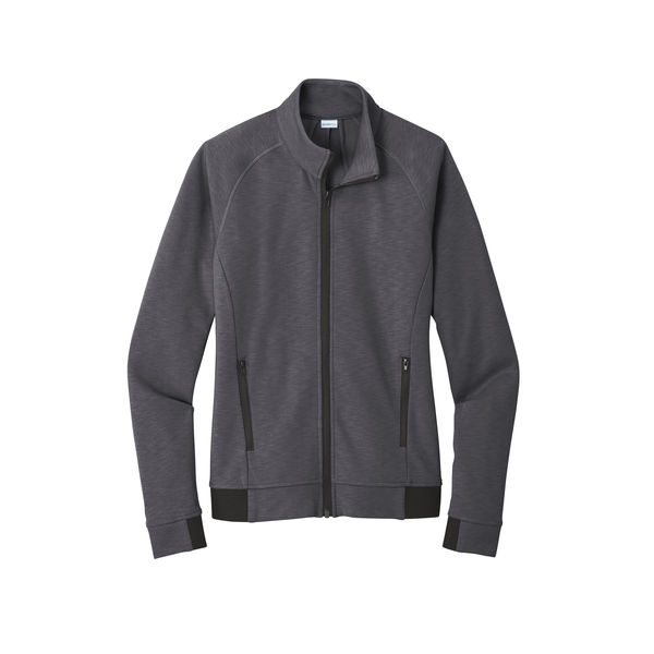 Sport-Tek® PosiCharge® Strive Poly/Cotton Fleece Ladies' Full-Zip
