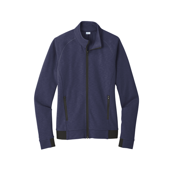 Sport-Tek® PosiCharge® Strive Poly/Cotton Fleece Ladies' Full-Zip
