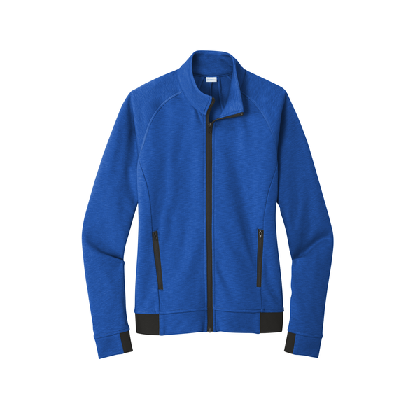 Sport-Tek® PosiCharge® Strive Poly/Cotton Fleece Ladies' Full-Zip