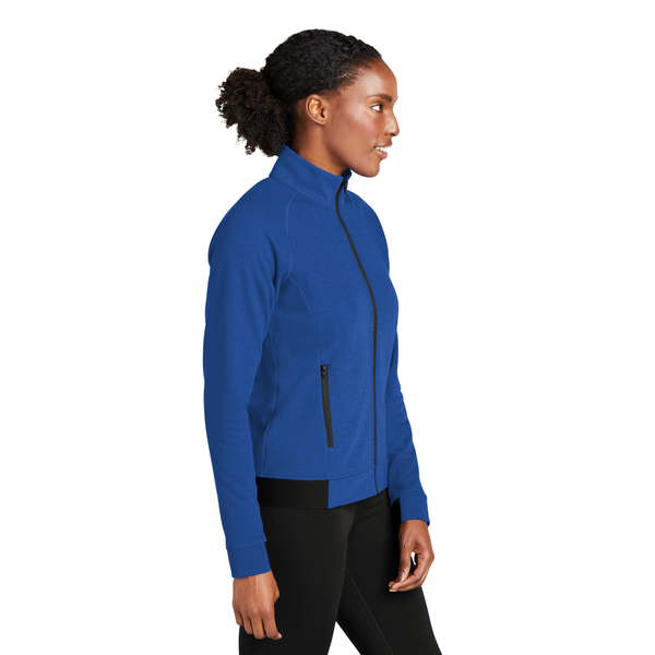 Sport-Tek® PosiCharge® Strive Poly/Cotton Fleece Ladies' Full-Zip