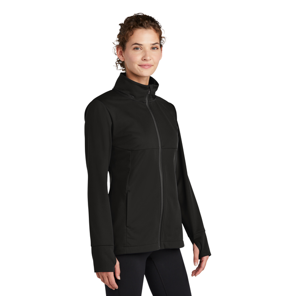 Sport-Tek® Polyester Hooded Soft Shell Ladies' Jacket