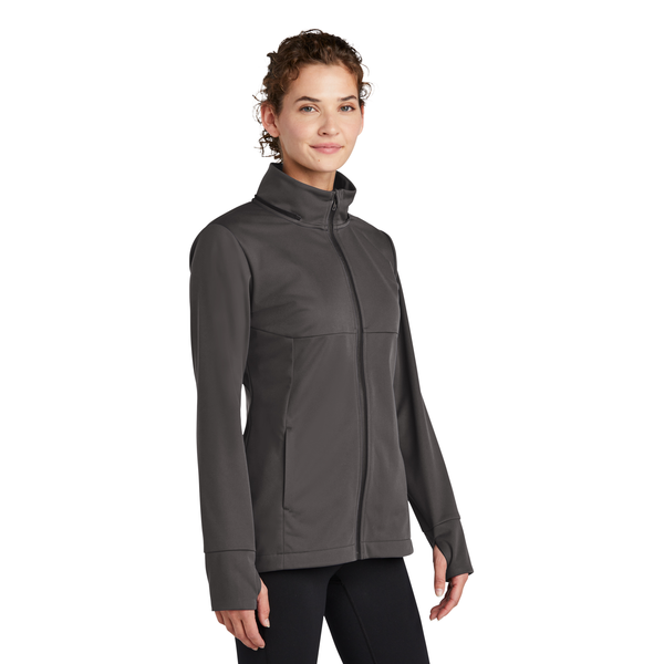 Sport-Tek® Polyester Hooded Soft Shell Ladies' Jacket