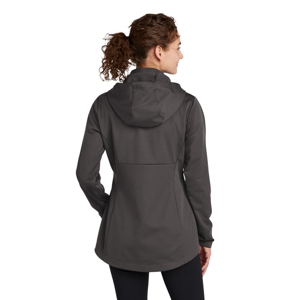 Sport-Tek® Polyester Hooded Soft Shell Ladies' Jacket