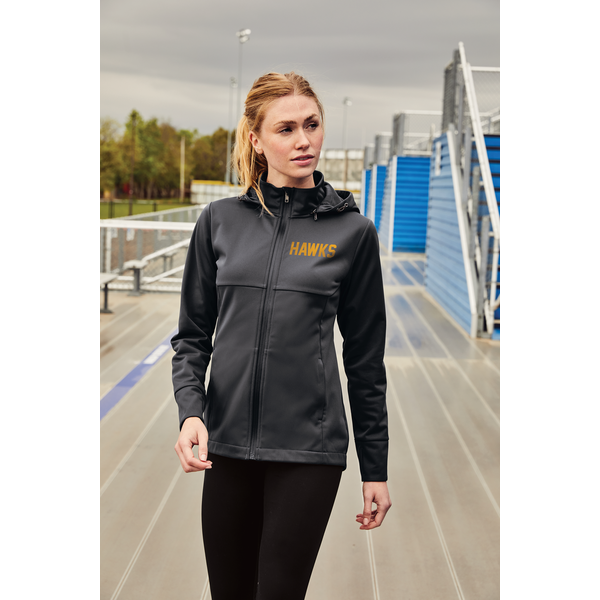 Sport-Tek® Polyester Hooded Soft Shell Ladies' Jacket