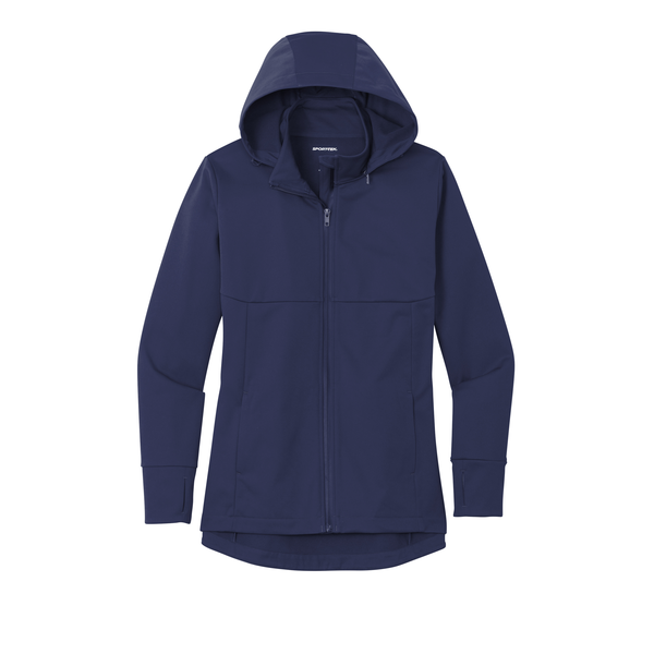 Sport-Tek® Polyester Hooded Soft Shell Ladies' Jacket