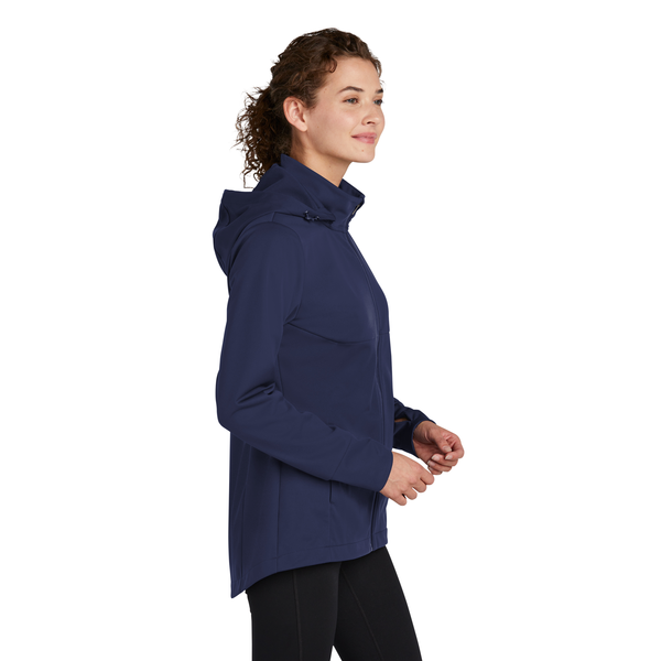 Sport-Tek® Polyester Hooded Soft Shell Ladies' Jacket