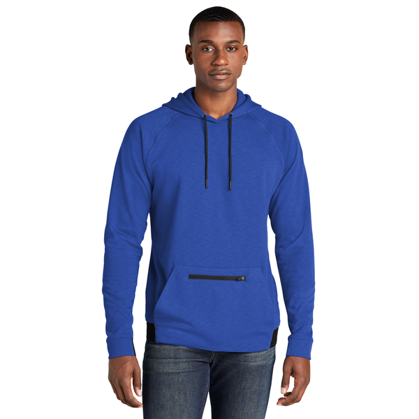 Sport-Tek® PosiCharge® Strive Poly/Cotton Fleece Hooded Men's Pull-Over