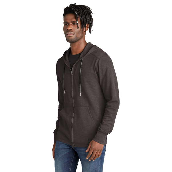 New Era® Thermal Cotton/Poly Full-Zip Men's Hoodie