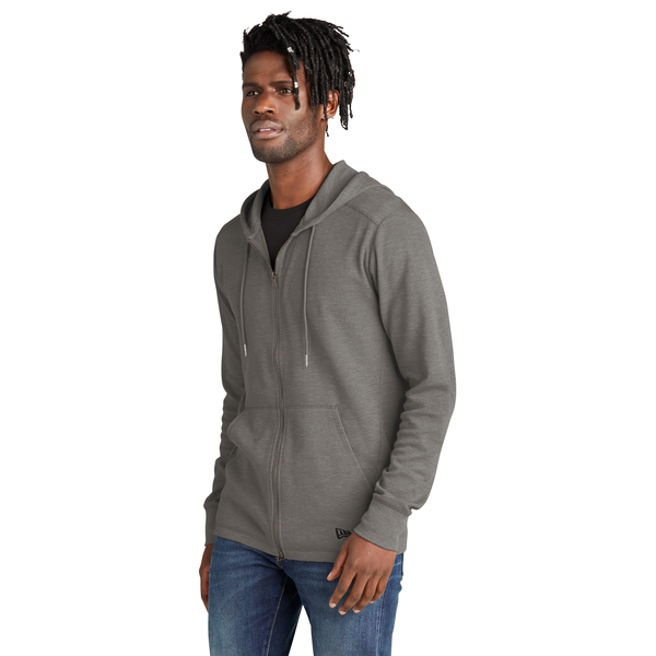 New Era® Thermal Cotton/Poly Full-Zip Men's Hoodie