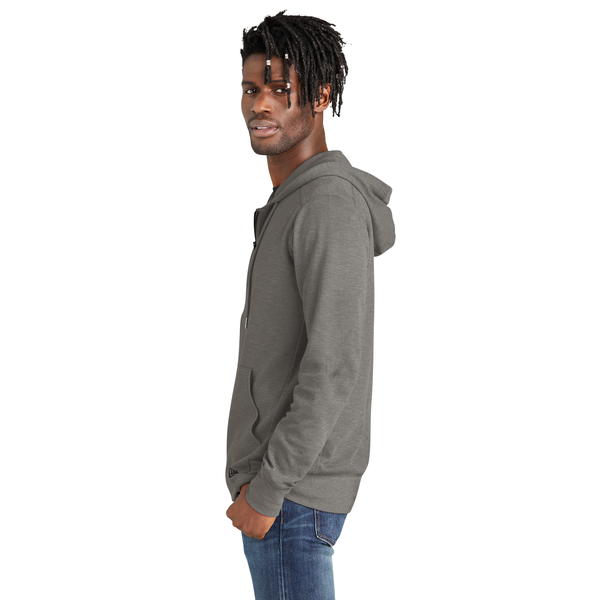 New Era® Thermal Cotton/Poly Full-Zip Men's Hoodie