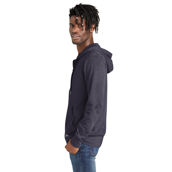 New Era® Thermal Cotton/Poly Full-Zip Men's Hoodie