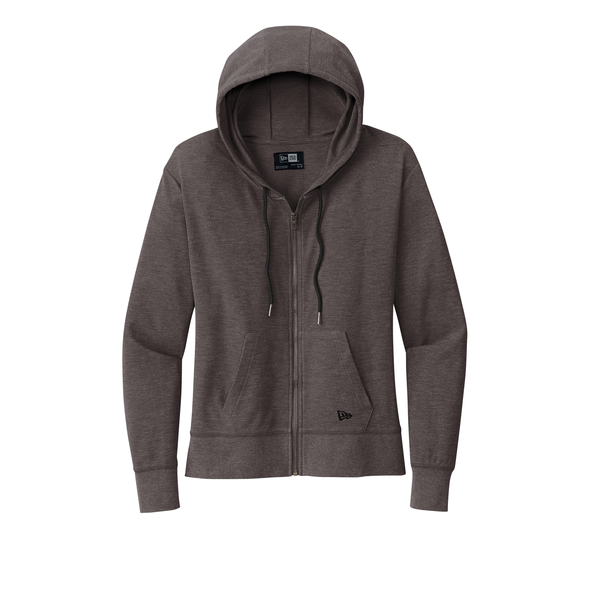 New Era® Thermal Cotton/Poly Full-Zip Ladies' Hoodie