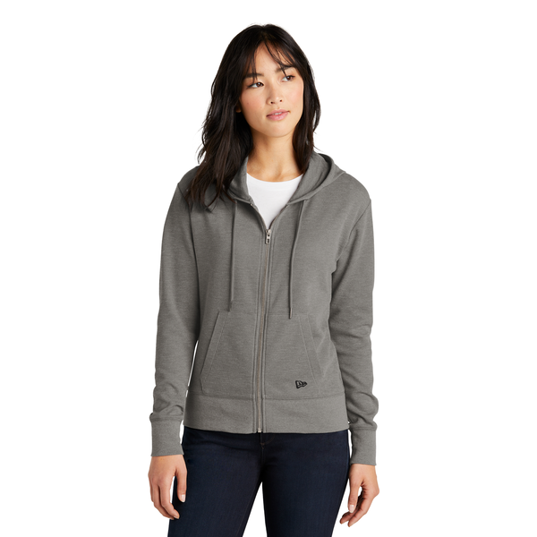 New Era® Thermal Cotton/Poly Full-Zip Ladies' Hoodie