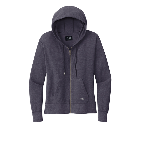 New Era® Thermal Cotton/Poly Full-Zip Ladies' Hoodie