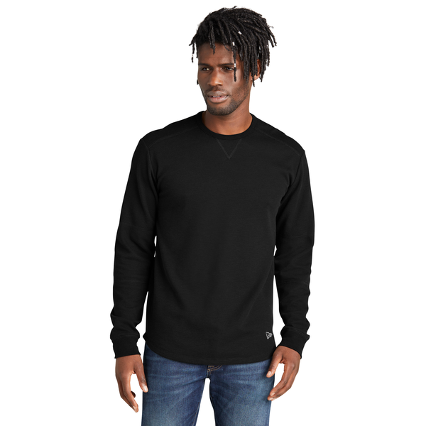 New Era® Thermal Cotton/Poly Long Sleeve Men's Tee
