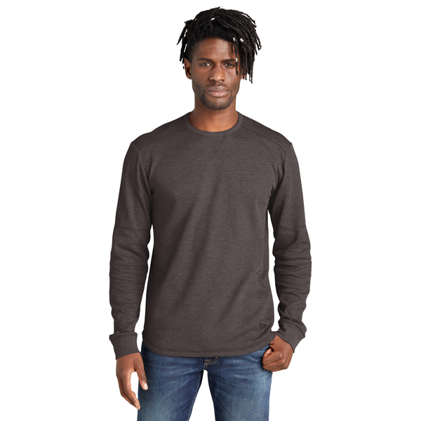New Era® Thermal Cotton/Poly Long Sleeve Men's Tee