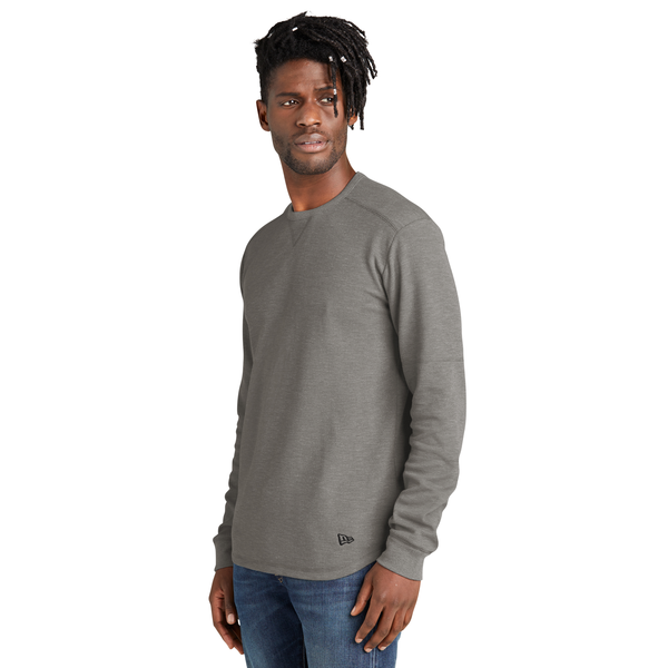 New Era® Thermal Cotton/Poly Long Sleeve Men's Tee