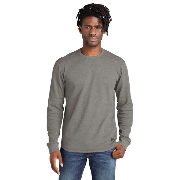 New Era® Thermal Cotton/Poly Long Sleeve Men's Tee