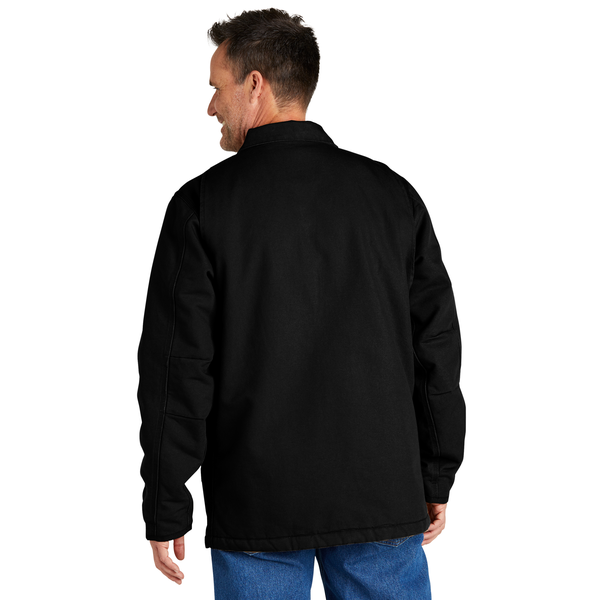 Carhartt® Cotton Washed Duck Sherpa-Lined Men's Coat